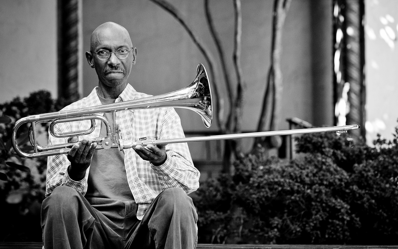 x_Julian_Priester_byDSheehan Seattle Jazz resident artist Julian Priester