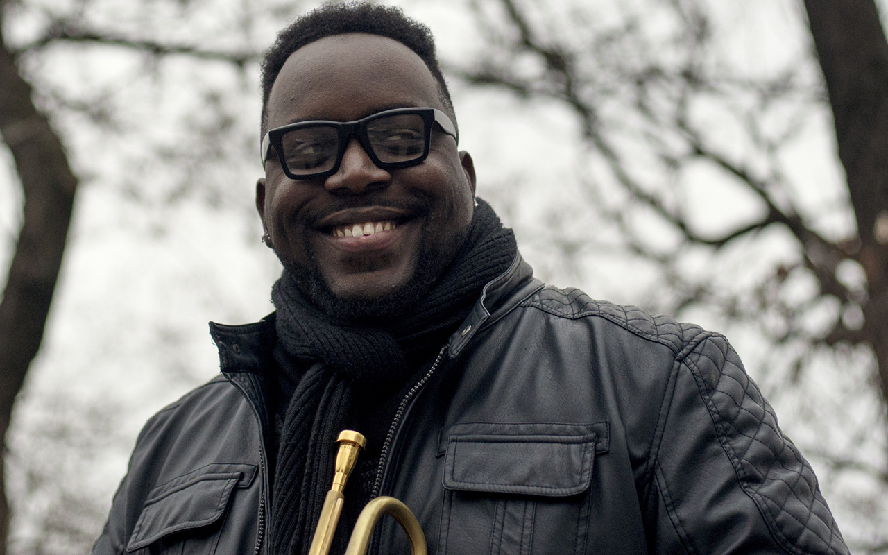 Marquis Hill performs at the 2017 Earshot Jazz Festival