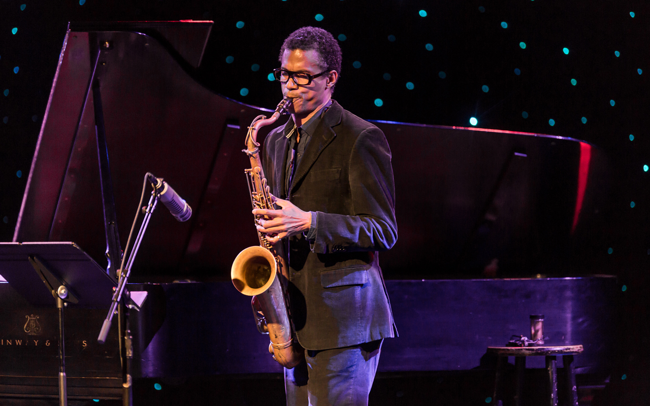 Mark Turner playing saxophone, photo by Daniel Sheehan.