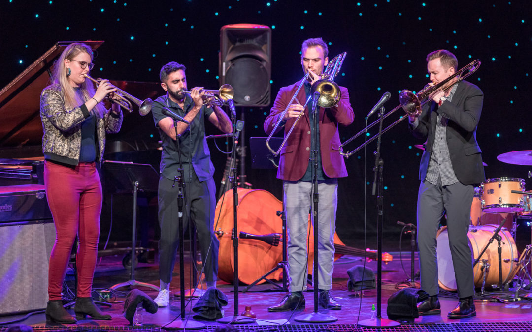 The Westerlies performing at the Triple Door