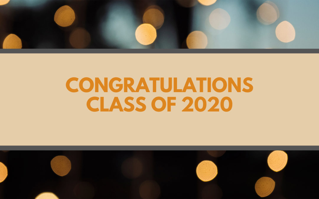 Congratulations Class of 2020