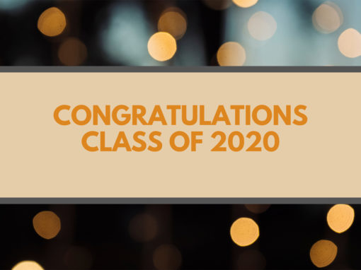 Congratulations Class of 2020