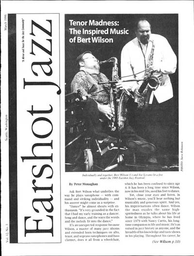 earshot jazz magazine cover