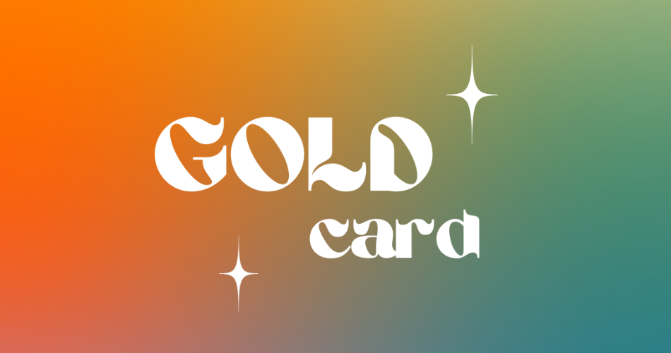 Gold Card Graphic