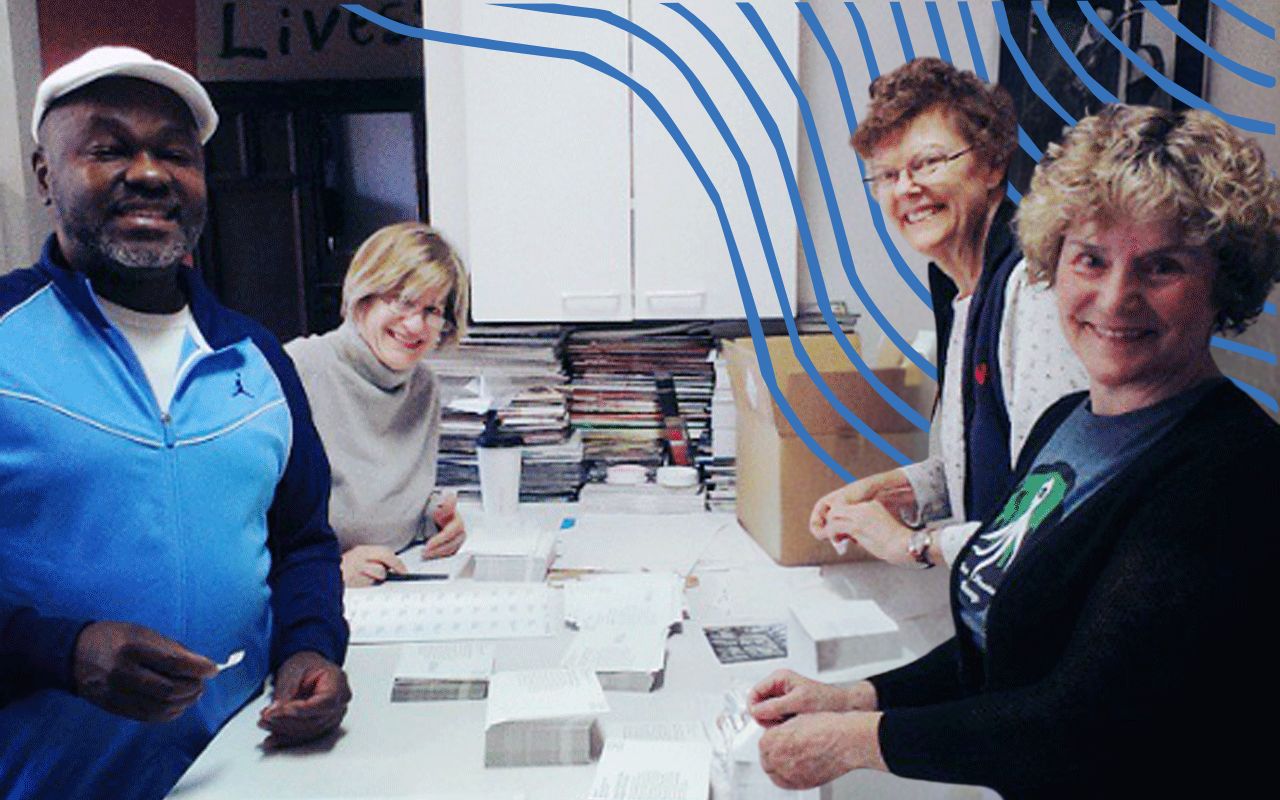 Photo of Earshot Jazz volunteers.